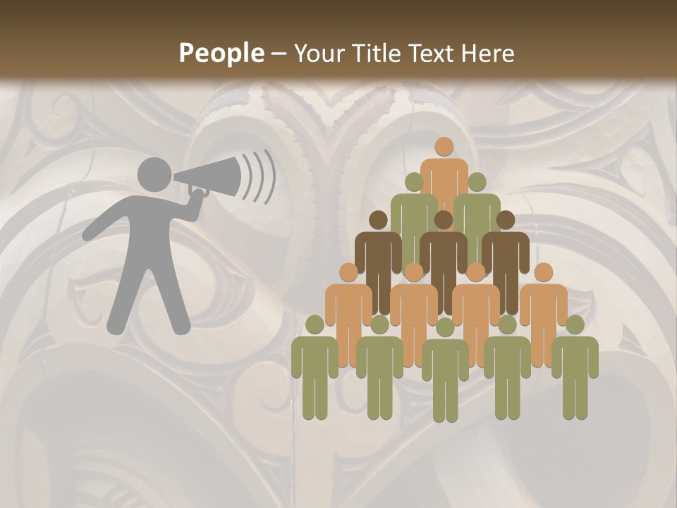 New Zealand Face Sculpture PowerPoint Template