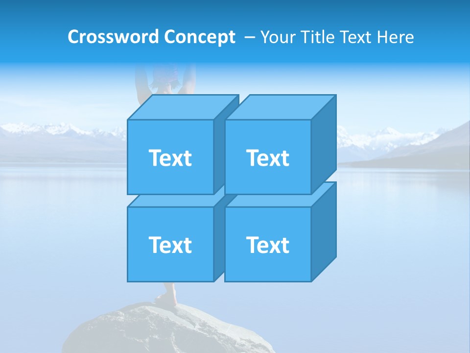 Vitality Mountain Silence PowerPoint Template