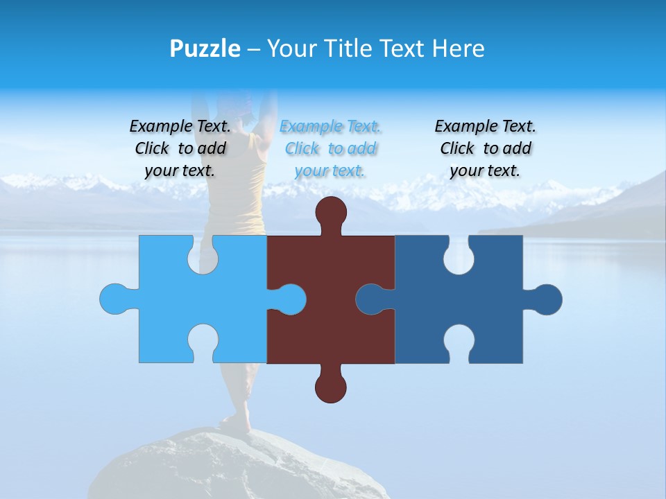 Vitality Mountain Silence PowerPoint Template