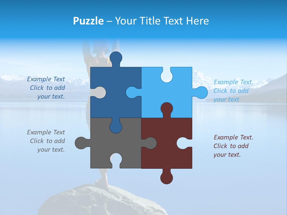Vitality Mountain Silence PowerPoint Template