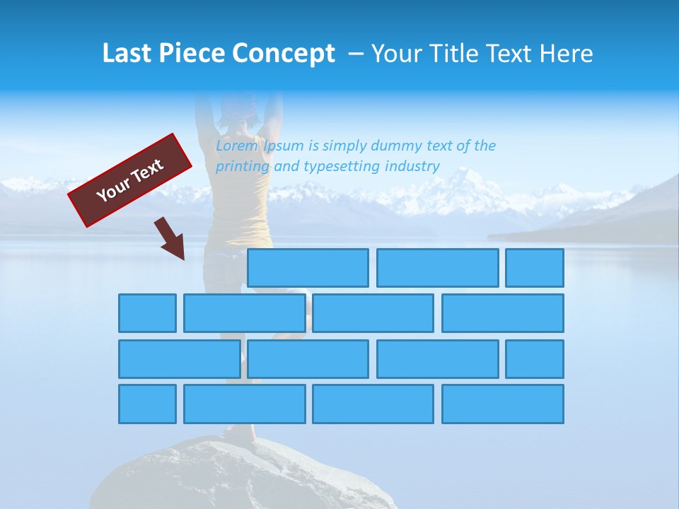 Vitality Mountain Silence PowerPoint Template