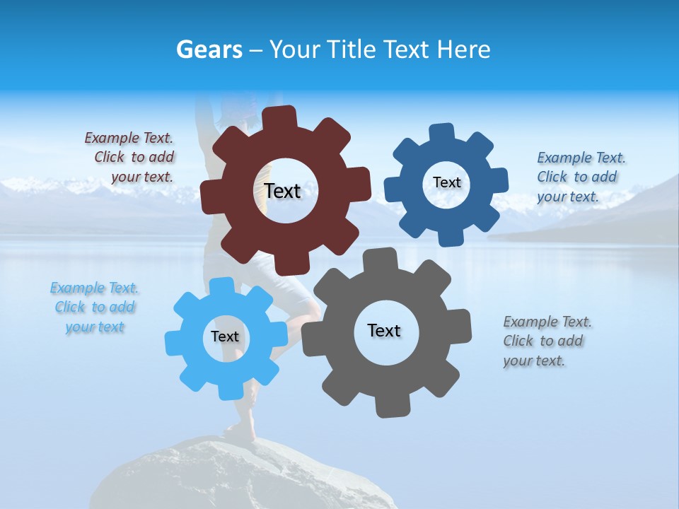 Vitality Mountain Silence PowerPoint Template