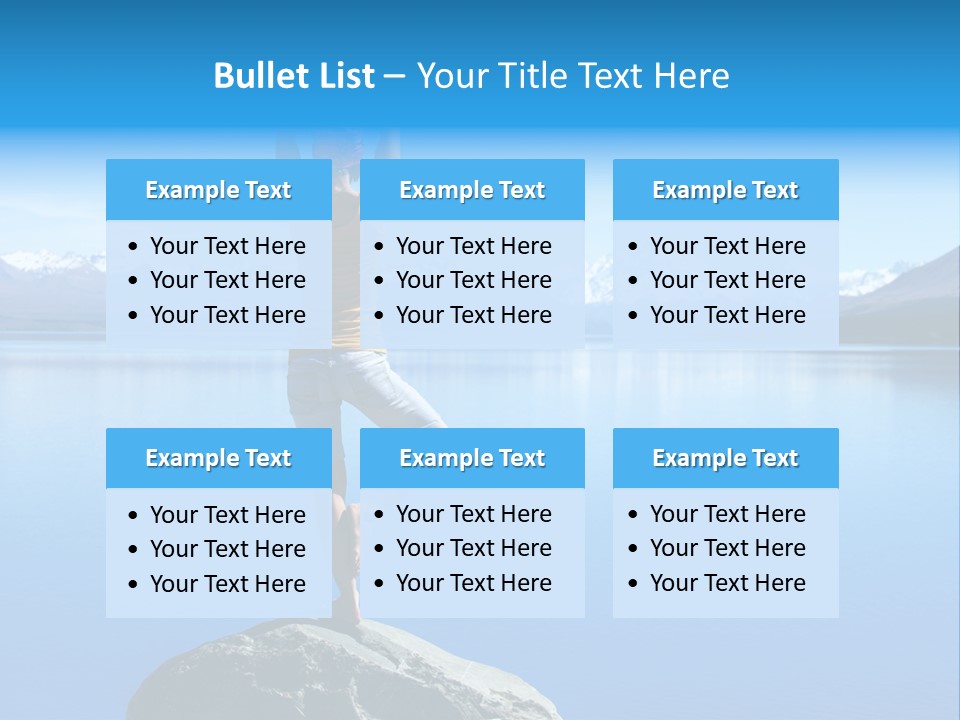 Vitality Mountain Silence PowerPoint Template