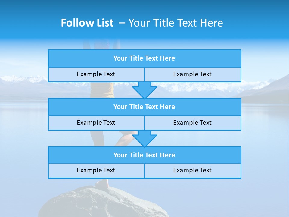 Vitality Mountain Silence PowerPoint Template