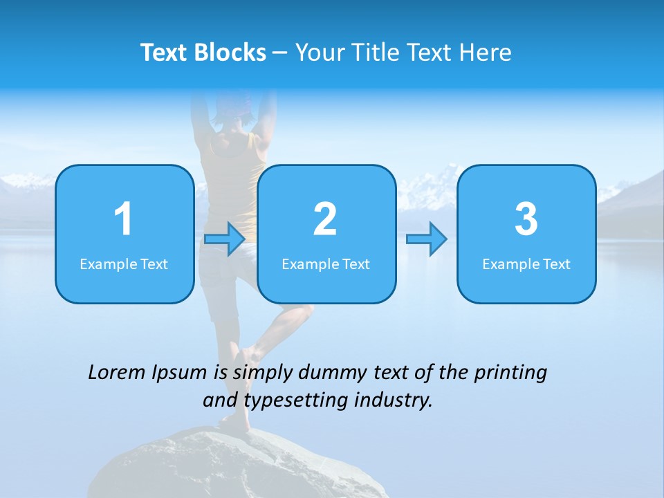 Vitality Mountain Silence PowerPoint Template