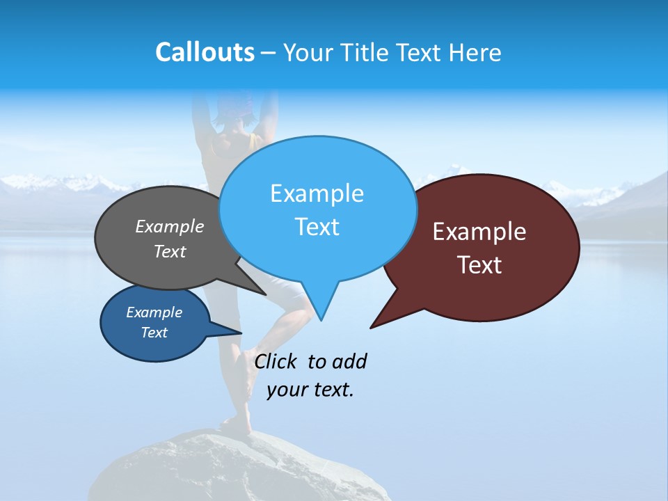 Vitality Mountain Silence PowerPoint Template