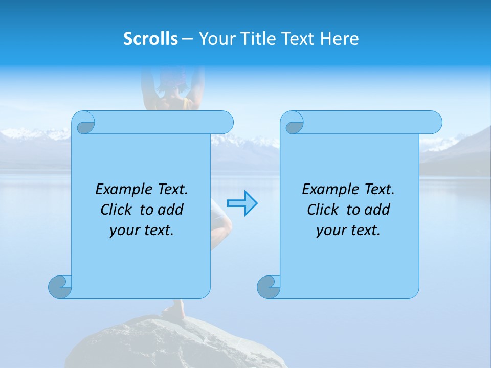 Vitality Mountain Silence PowerPoint Template