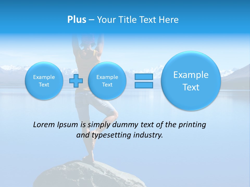 Vitality Mountain Silence PowerPoint Template