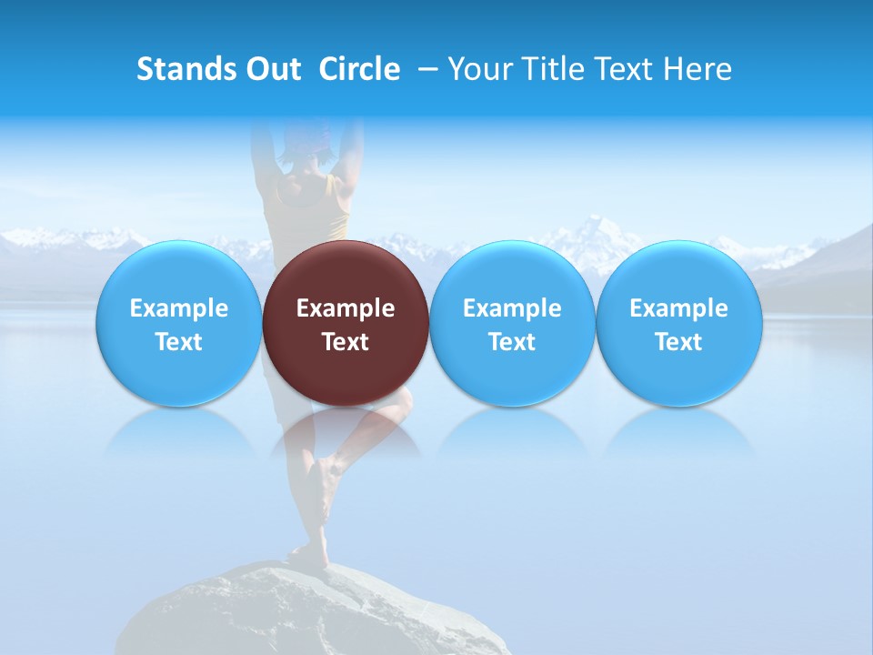 Vitality Mountain Silence PowerPoint Template