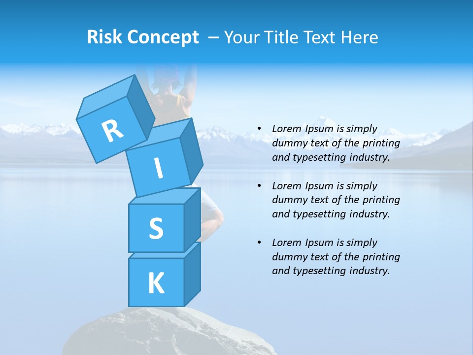 Vitality Mountain Silence PowerPoint Template