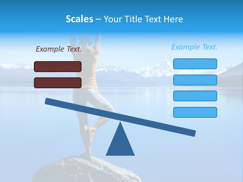 Vitality Mountain Silence PowerPoint Template