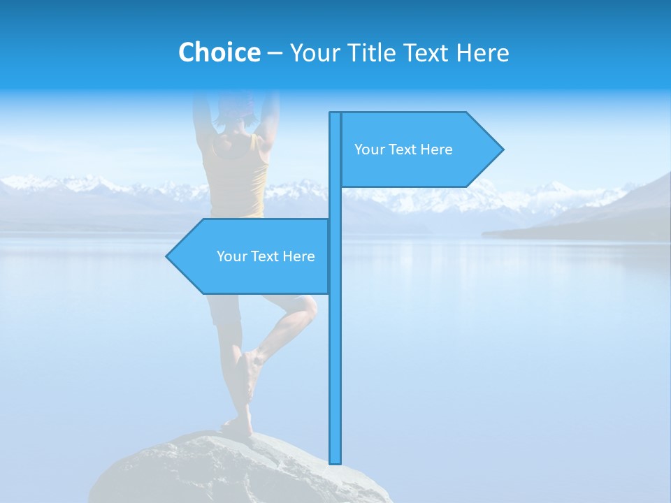 Vitality Mountain Silence PowerPoint Template