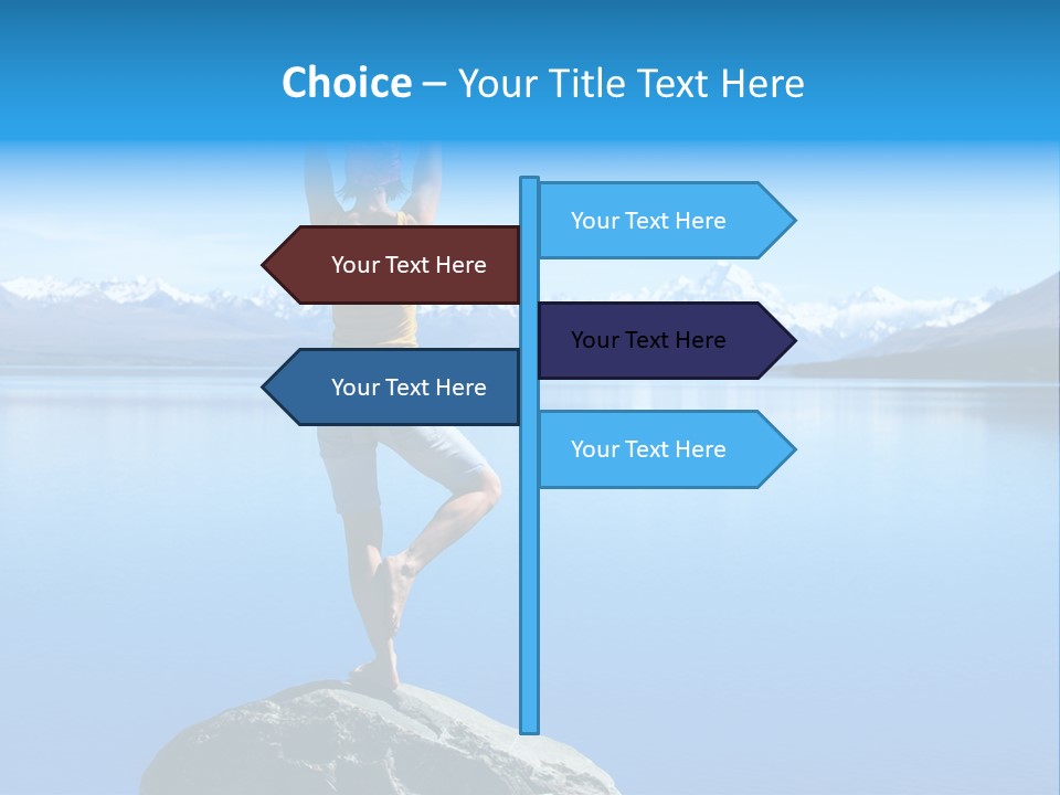 Vitality Mountain Silence PowerPoint Template