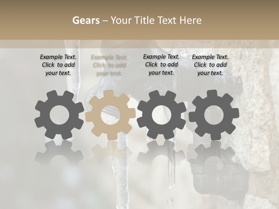 Rusty Stop Chrome PowerPoint Template