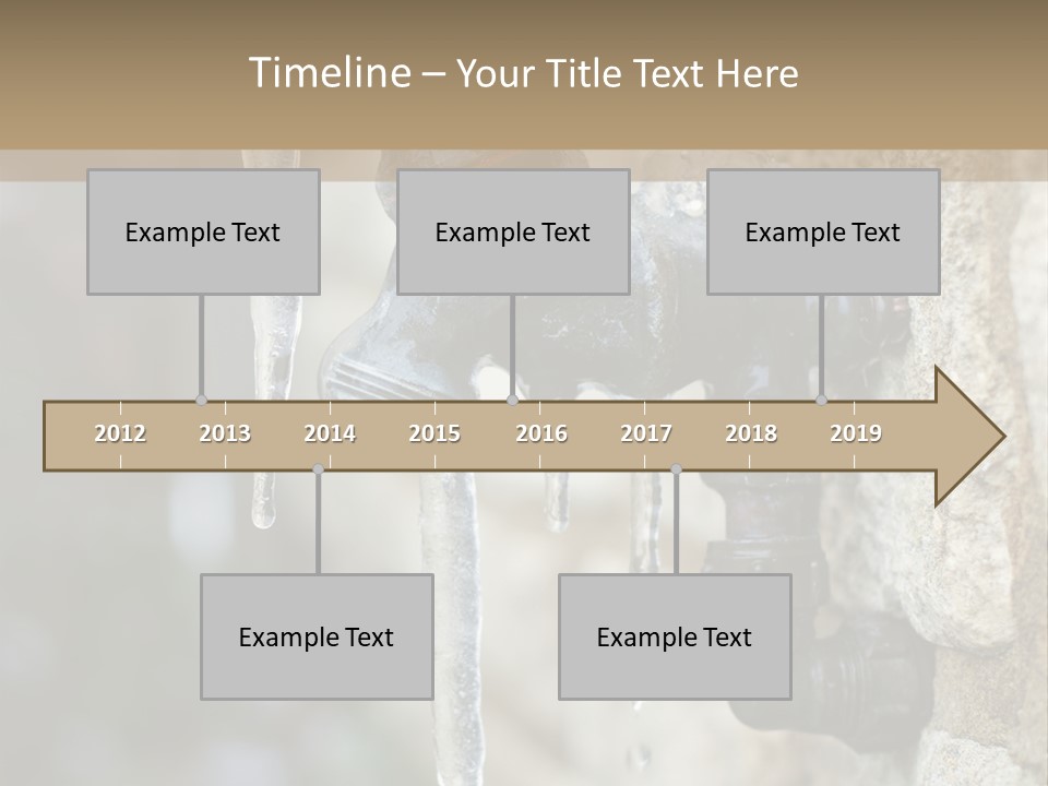 Rusty Stop Chrome PowerPoint Template