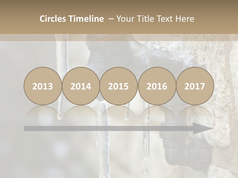 Rusty Stop Chrome PowerPoint Template