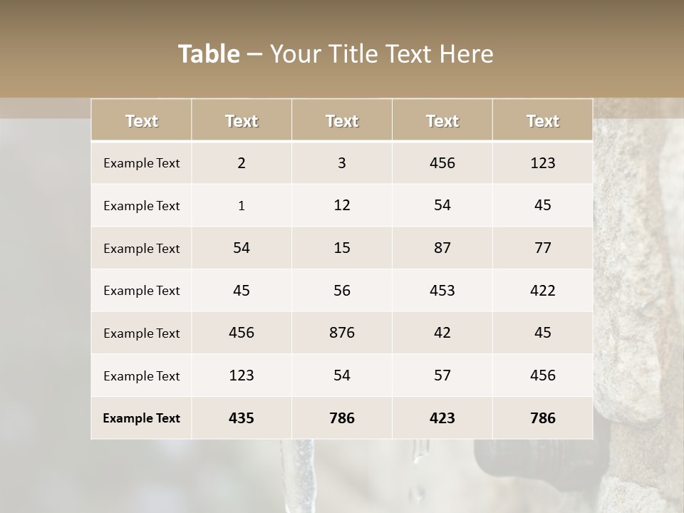 Rusty Stop Chrome PowerPoint Template
