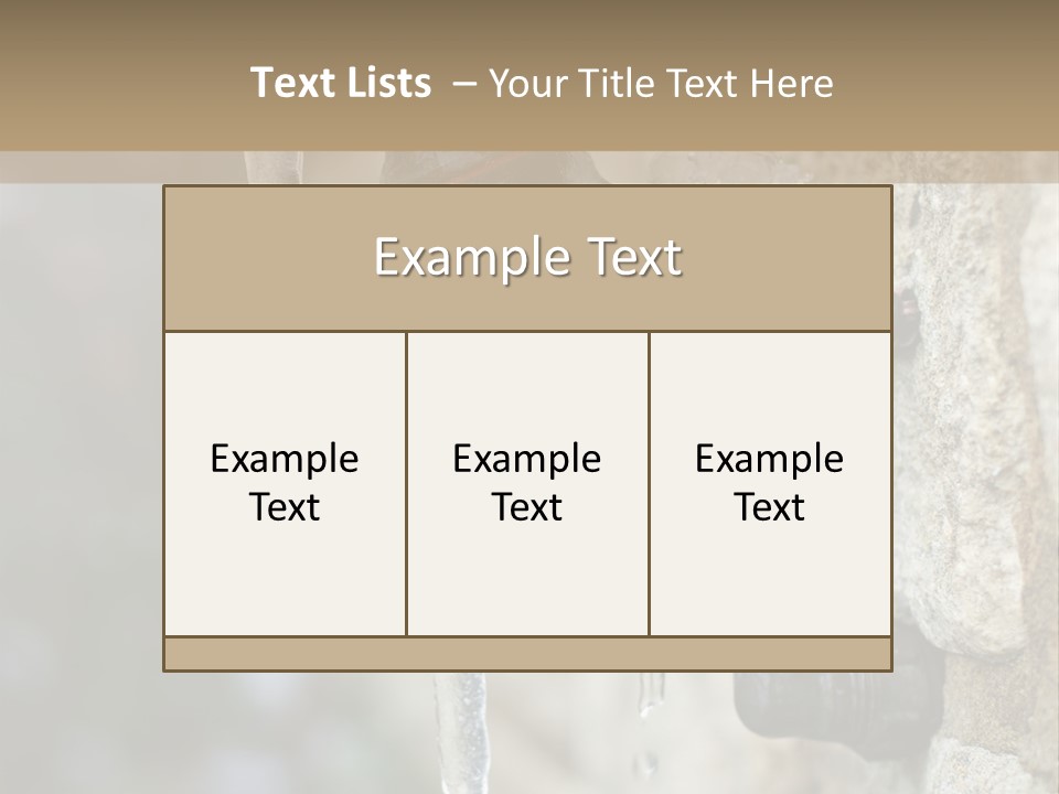 Rusty Stop Chrome PowerPoint Template
