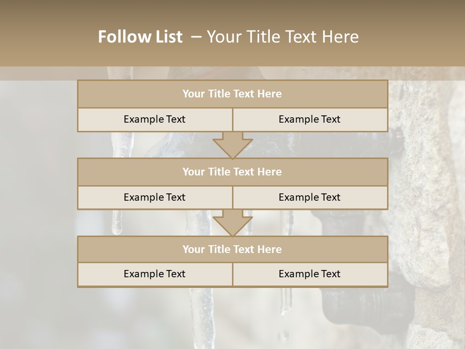 Rusty Stop Chrome PowerPoint Template