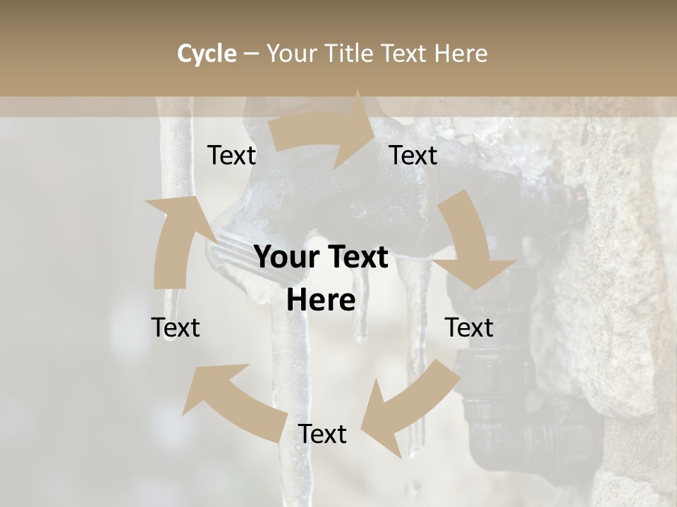 Rusty Stop Chrome PowerPoint Template