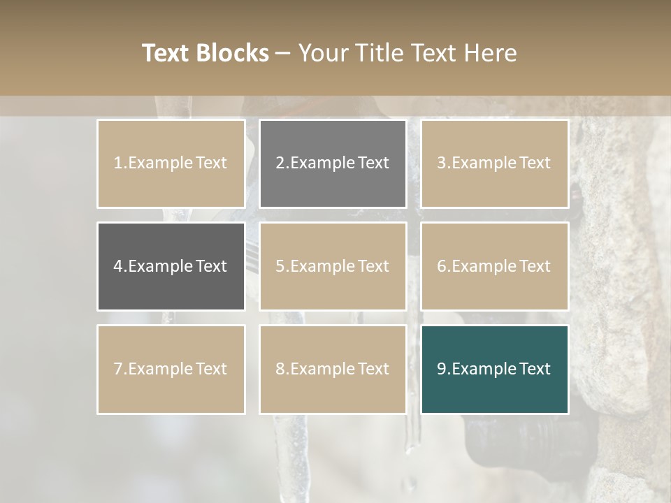 Rusty Stop Chrome PowerPoint Template
