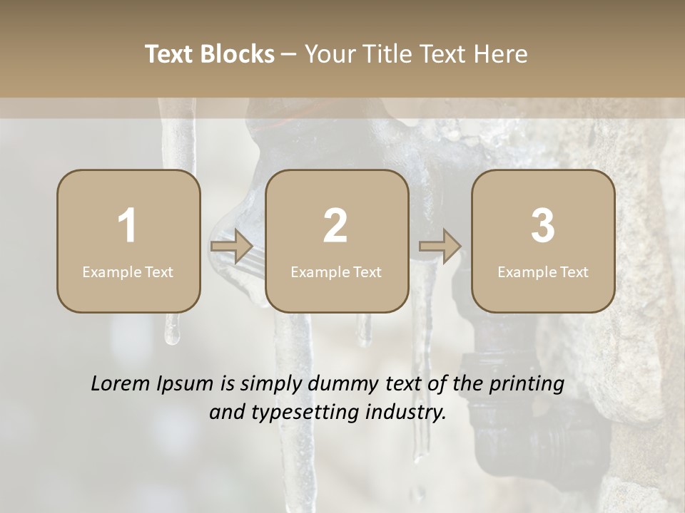 Rusty Stop Chrome PowerPoint Template
