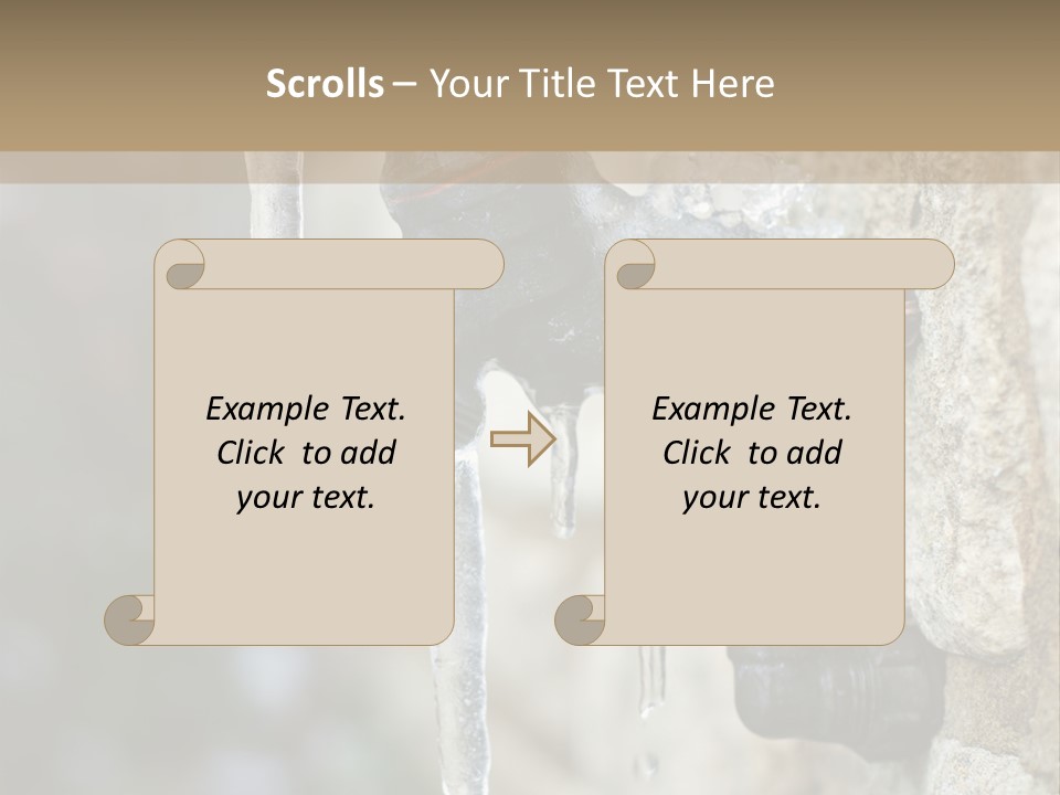 Rusty Stop Chrome PowerPoint Template