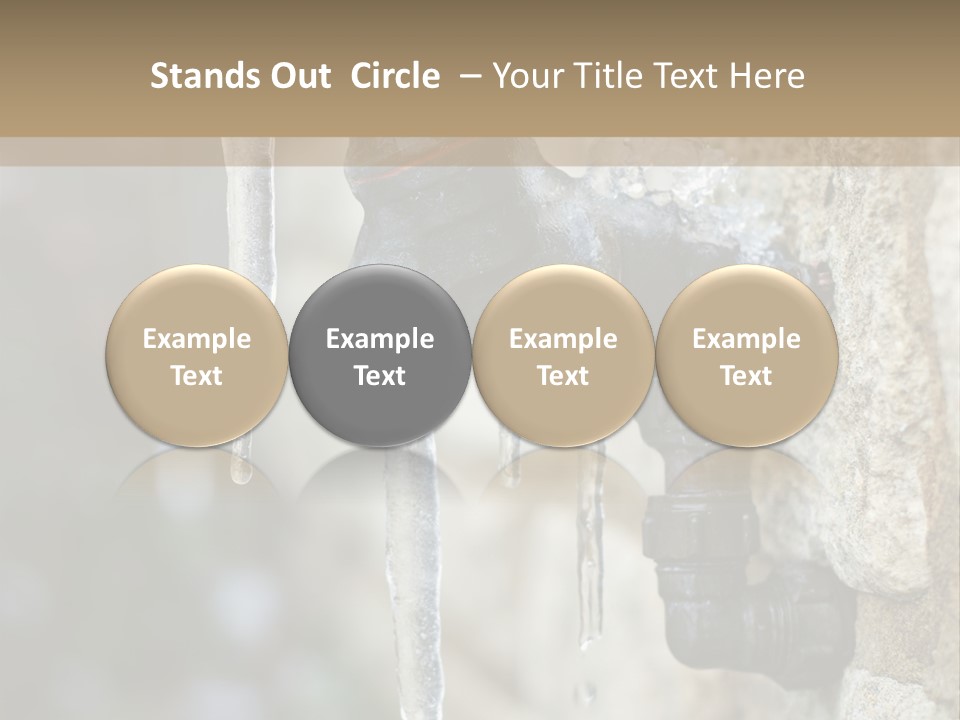 Rusty Stop Chrome PowerPoint Template