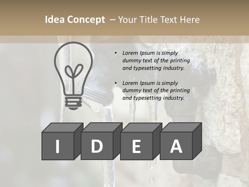 Rusty Stop Chrome PowerPoint Template
