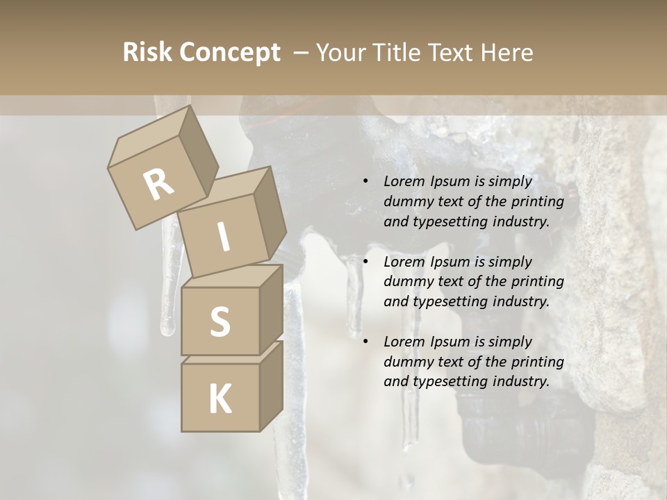 Rusty Stop Chrome PowerPoint Template