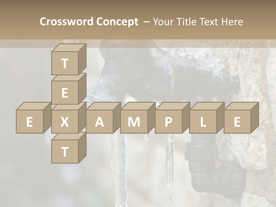 Rusty Stop Chrome PowerPoint Template