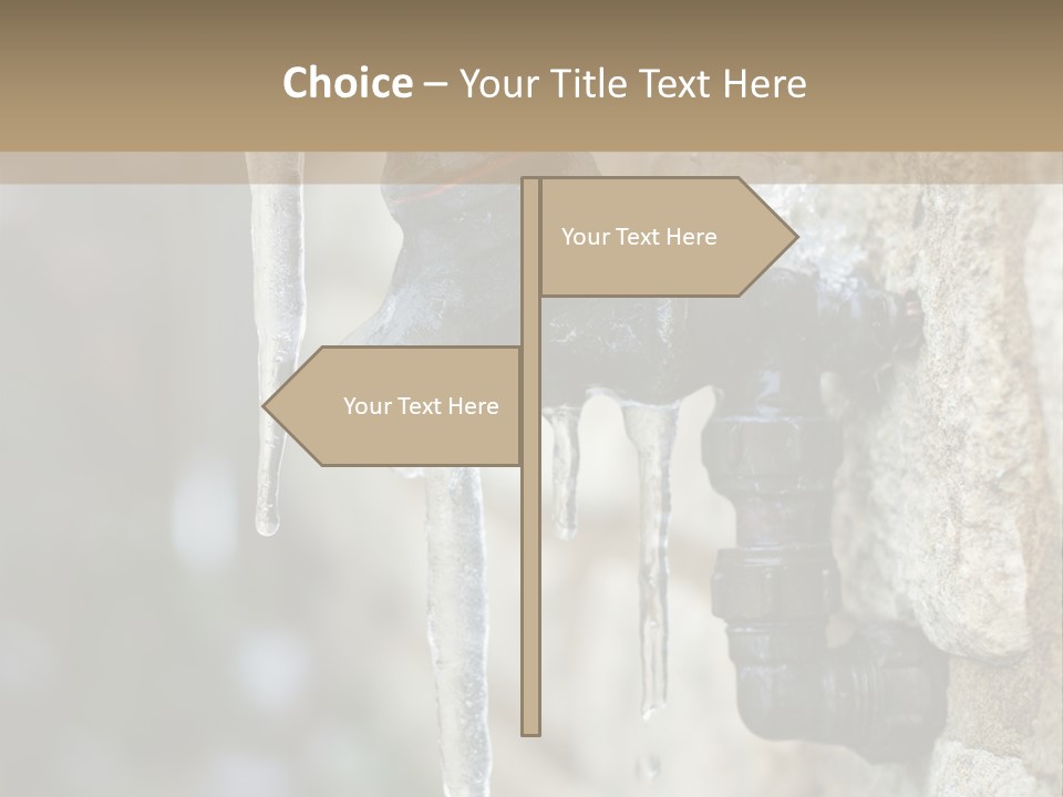Rusty Stop Chrome PowerPoint Template