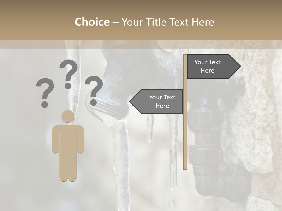 Rusty Stop Chrome PowerPoint Template