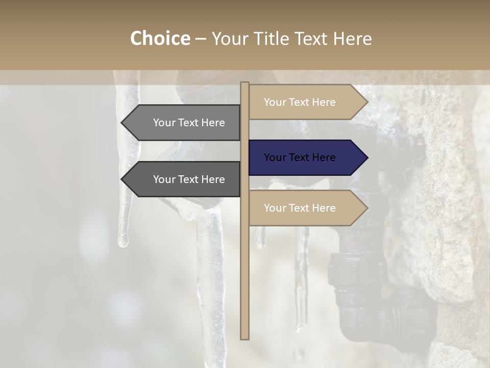 Rusty Stop Chrome PowerPoint Template