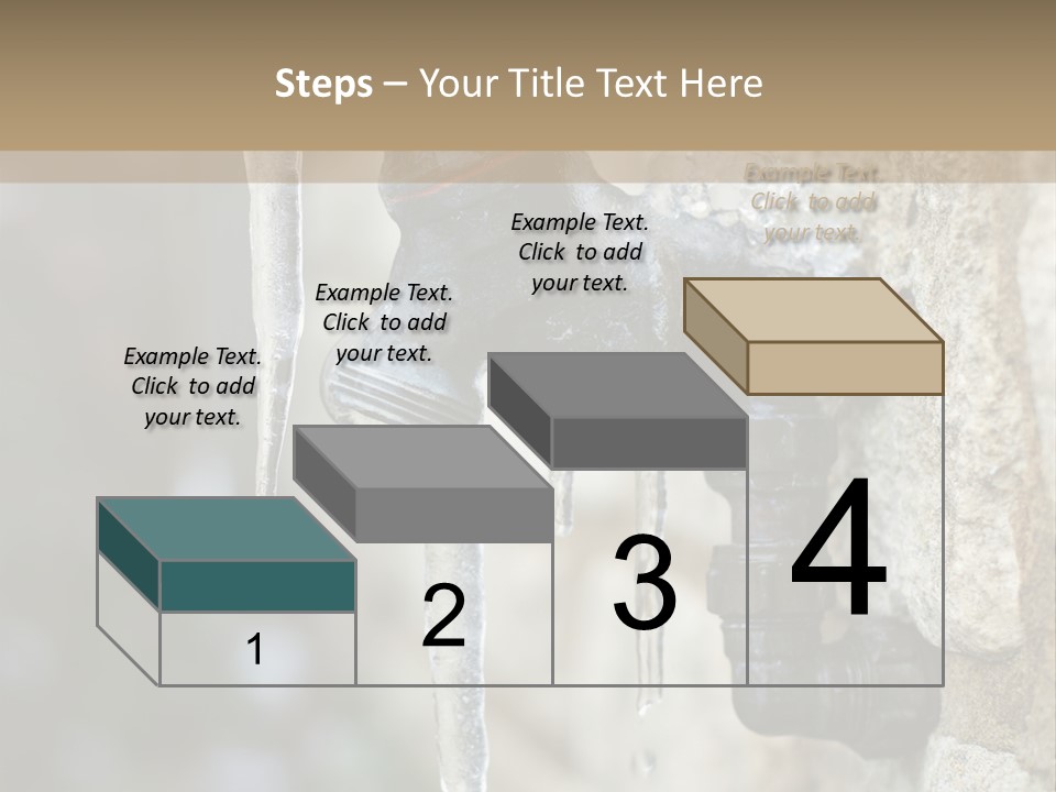 Rusty Stop Chrome PowerPoint Template