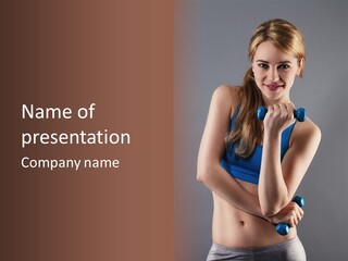 Gray Fit Recreation PowerPoint Template