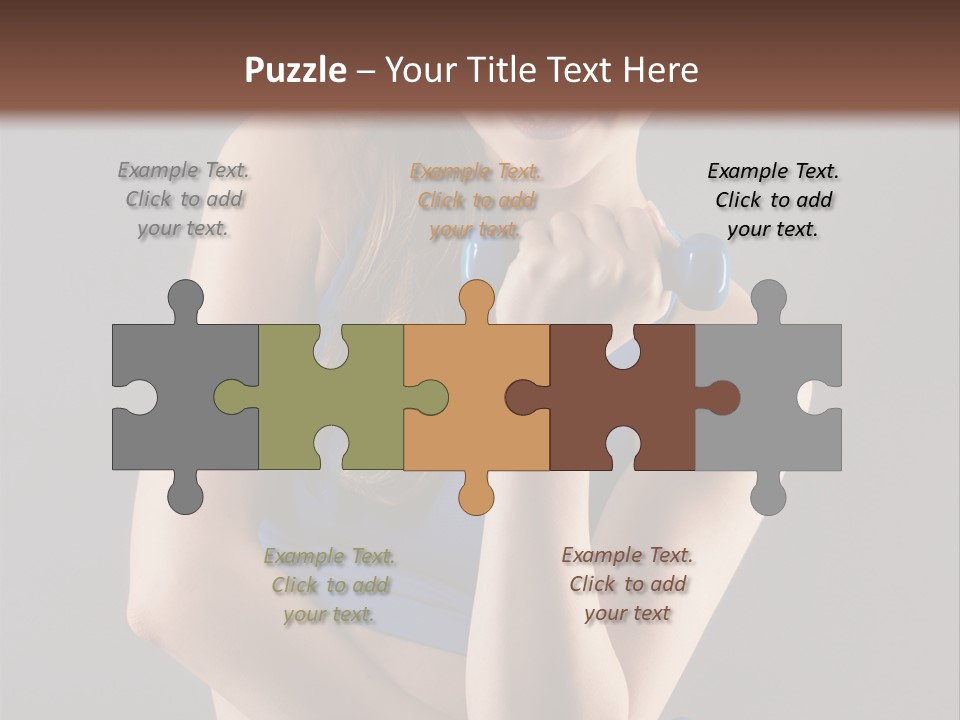 Gray Fit Recreation PowerPoint Template