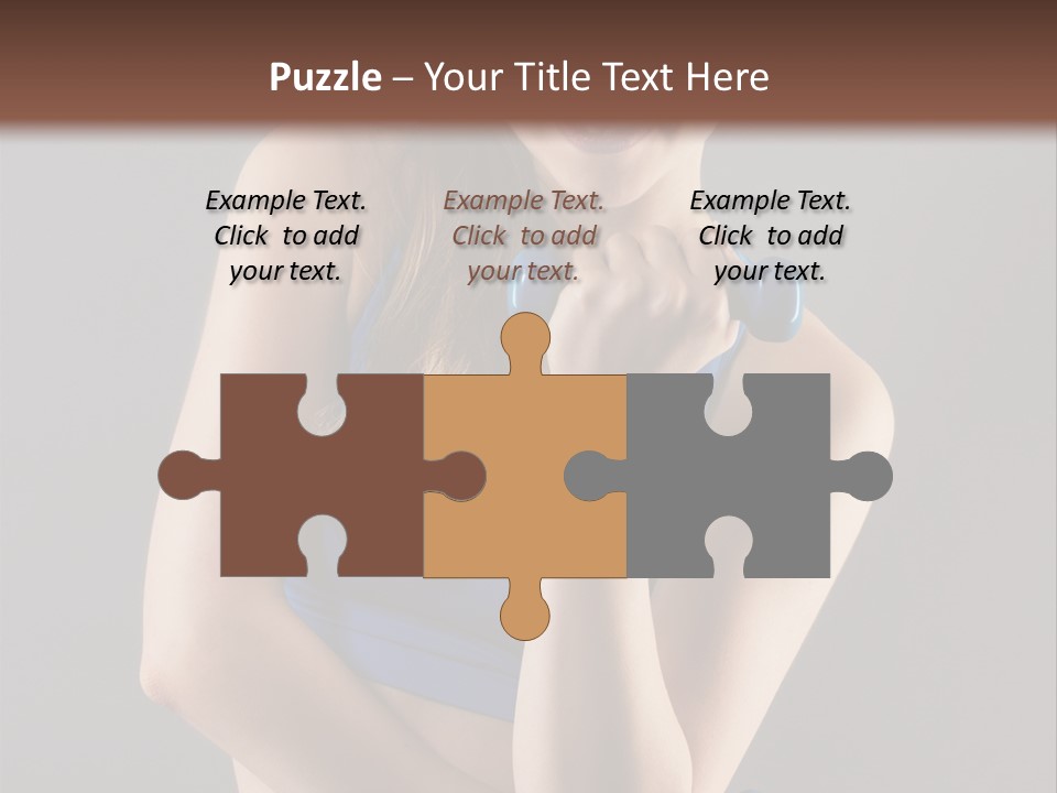 Gray Fit Recreation PowerPoint Template