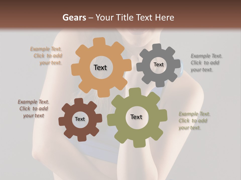 Gray Fit Recreation PowerPoint Template