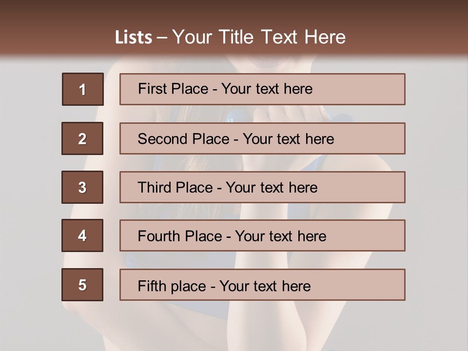 Gray Fit Recreation PowerPoint Template