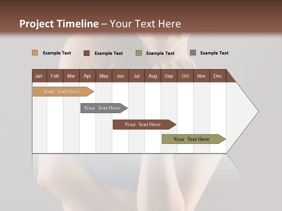 Gray Fit Recreation PowerPoint Template