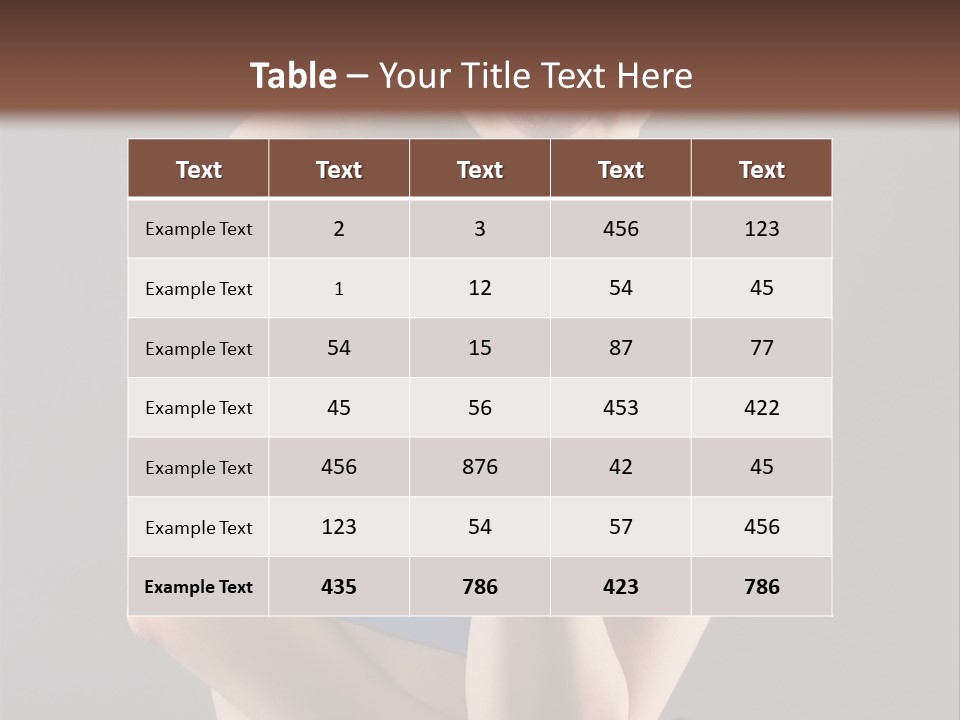 Gray Fit Recreation PowerPoint Template