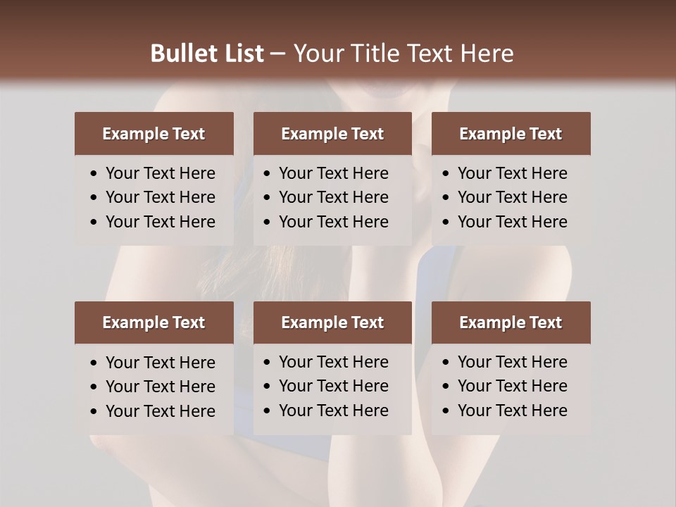 Gray Fit Recreation PowerPoint Template