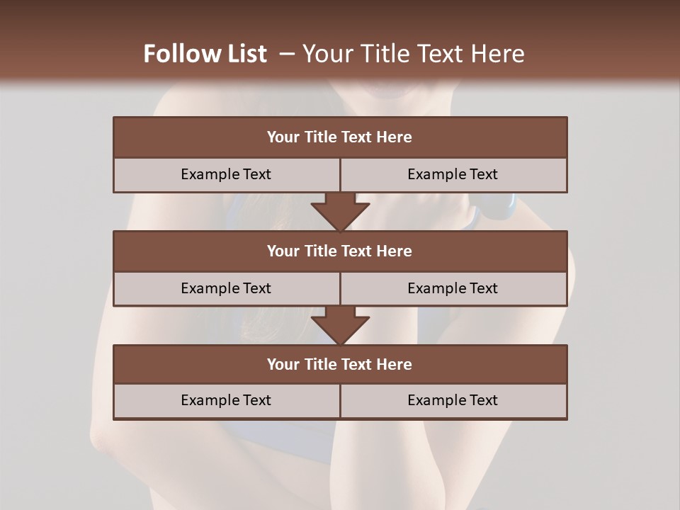 Gray Fit Recreation PowerPoint Template