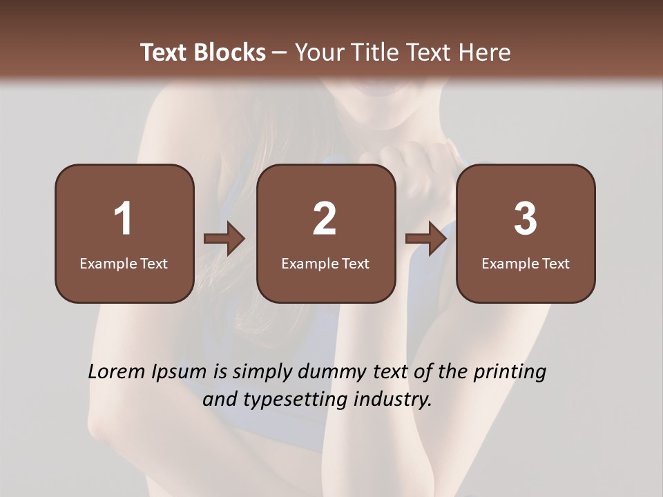 Gray Fit Recreation PowerPoint Template