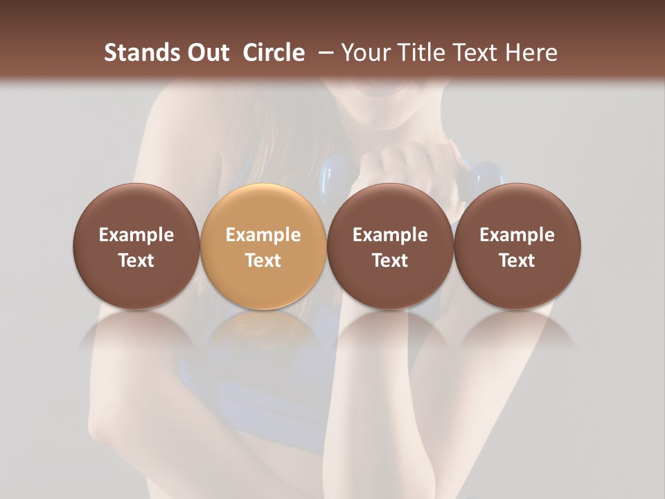 Gray Fit Recreation PowerPoint Template