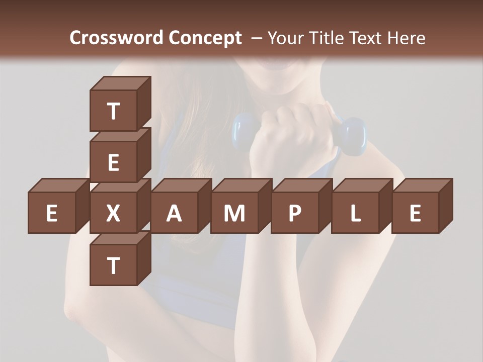 Gray Fit Recreation PowerPoint Template