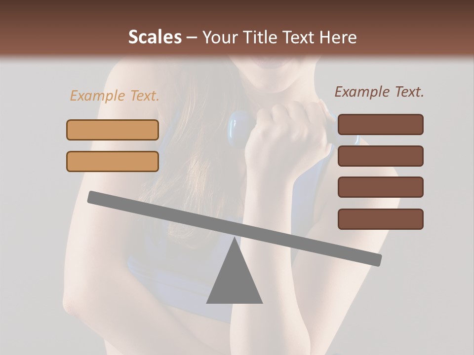 Gray Fit Recreation PowerPoint Template