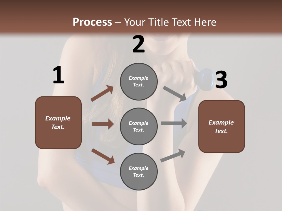 Gray Fit Recreation PowerPoint Template