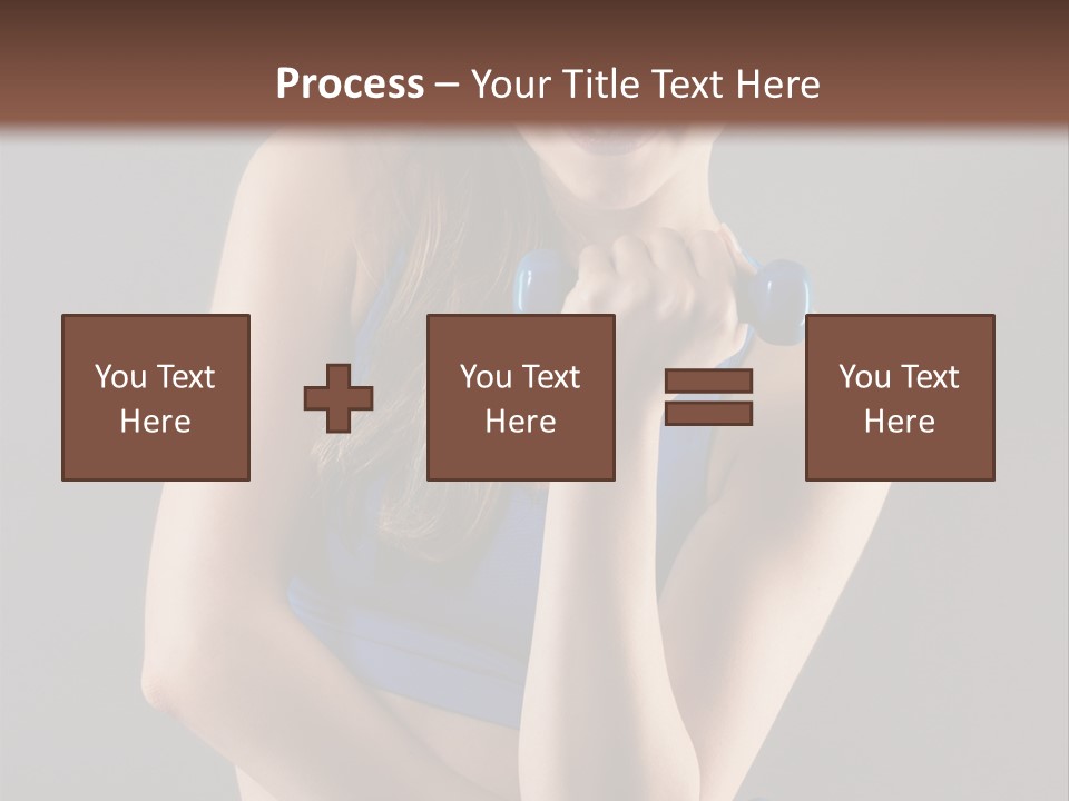 Gray Fit Recreation PowerPoint Template
